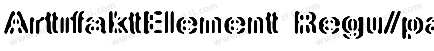 ArtifaktElement Regu/page/2字体转换